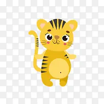 可爱的小老虎免抠素材-空若网 可爱的小老虎免抠素材-空若网