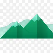 简约绿色扁平化山峰-空若网 简约绿色扁平化山峰-空若网