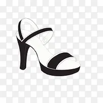 高跟鞋卡通矢量素材-空若网 高跟鞋卡通矢量素材-空若网