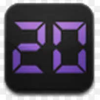 数字20图标-空若网 数字20图标-空若网