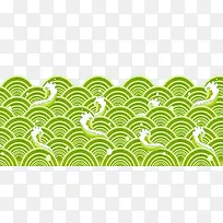 端午节传统装饰插图海浪浪花插画-空若网 端午节传统装饰插图海浪浪花插画-空若网
