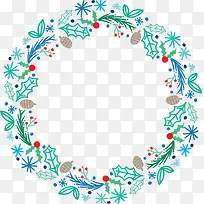 绿色春季植物草环-空若网 绿色春季植物草环-空若网