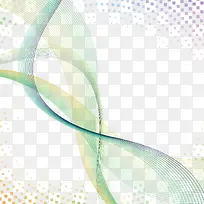 矢量曲线和圆点-空若网 矢量曲线和圆点-空若网