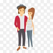 彩色扁平化穿着元素-空若网 彩色扁平化穿着元素-空若网