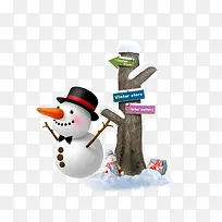 圣诞节雪人-空若网 圣诞节雪人-空若网