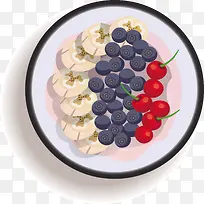 矢量各种水果拼盘-空若网 矢量各种水果拼盘-空若网