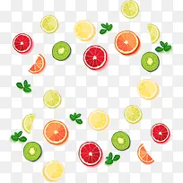 多彩美味夏日水果片-空若网 多彩美味夏日水果片-空若网