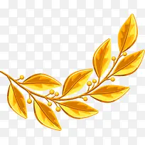 金色闪耀树枝-空若网 金色闪耀树枝-空若网