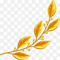 金色清新树枝-空若网 金色清新树枝-空若网