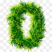 绿色草圈数字-空若网 绿色草圈数字-空若网