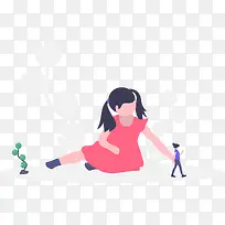 儿童节插画素材4-空若网 儿童节插画素材4-空若网