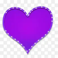 质感灯光心形边框-空若网 质感灯光心形边框-空若网