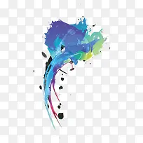 时尚彩色墨迹-空若网 时尚彩色墨迹-空若网