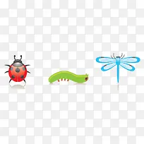 卡通手绘昆虫-空若网 卡通手绘昆虫-空若网