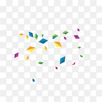 彩色梦幻几何悬浮-空若网 彩色梦幻几何悬浮-空若网