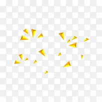 金色几何悬浮装饰-空若网 金色几何悬浮装饰-空若网