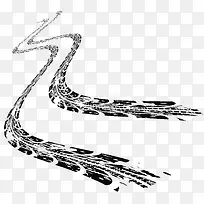 车轮印车胎印车胎纹水墨纹-空若网 车轮印车胎印车胎纹水墨纹-空若网