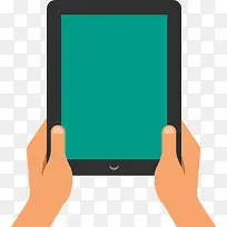 拿着平板电脑的手-空若网 拿着平板电脑的手-空若网