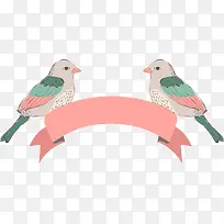 卡通手绘爱情鸟-空若网 卡通手绘爱情鸟-空若网