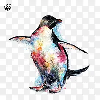 创意彩绘企鹅-空若网 创意彩绘企鹅-空若网