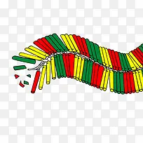 彩色卡通鞭炮-空若网 彩色卡通鞭炮-空若网