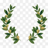 果实迷你风格对称花环-空若网 果实迷你风格对称花环-空若网