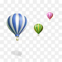 彩色热气球-空若网 彩色热气球-空若网