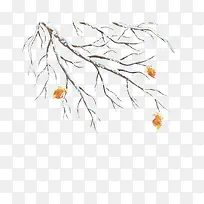 冬天树枝风景矢量免抠图-空若网 冬天树枝风景矢量免抠图-空若网