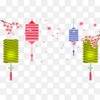 卡通手绘中秋节灯笼-空若网 卡通手绘中秋节灯笼-空若网