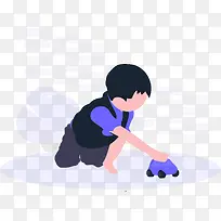 儿童节插画素材3-空若网 儿童节插画素材3-空若网