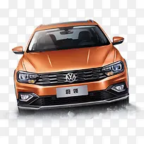 一台橙色雪地行驶车辆-空若网 一台橙色雪地行驶车辆-空若网