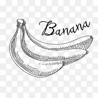 手绘香蕉-空若网 手绘香蕉-空若网