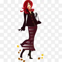 手绘卡通美女-空若网 手绘卡通美女-空若网