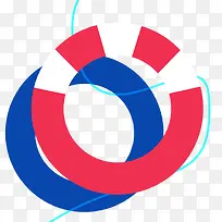 简约卡通手绘游泳圈-空若网 简约卡通手绘游泳圈-空若网