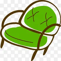 卡通手绘座椅-空若网 卡通手绘座椅-空若网