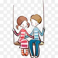 小朋友玩秋千海报素材-空若网 小朋友玩秋千海报素材-空若网