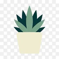 手绘盆栽-空若网 手绘盆栽-空若网