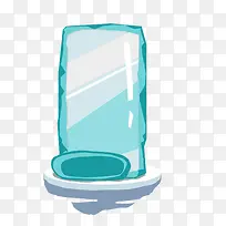 手绘卡通玻璃镜面-空若网 手绘卡通玻璃镜面-空若网