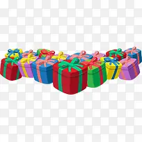 儿童节一堆多彩礼盒-空若网 儿童节一堆多彩礼盒-空若网