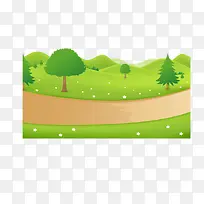 卡通乡野小路-空若网 卡通乡野小路-空若网