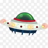 手绘卡通动画飞船-空若网 手绘卡通动画飞船-空若网