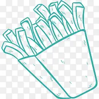 手绘薯条-空若网 手绘薯条-空若网
