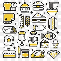 食物矢量图-空若网 食物矢量图-空若网