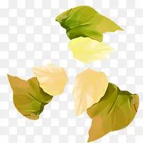 水彩树叶-空若网 水彩树叶-空若网