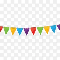 彩色卡通锦旗装饰-空若网 彩色卡通锦旗装饰-空若网