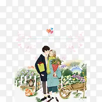 浪漫爱情手绘-空若网 浪漫爱情手绘-空若网