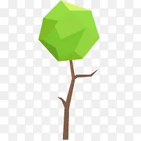 绿色菱形树-空若网 绿色菱形树-空若网
