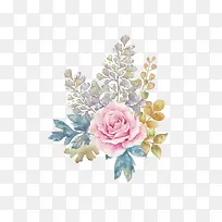 水彩花朵装饰素材-空若网 水彩花朵装饰素材-空若网