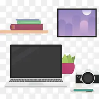 灰色办公笔记本电脑-空若网 灰色办公笔记本电脑-空若网