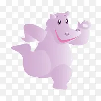 卡通河马PNG下载-空若网 卡通河马PNG下载-空若网